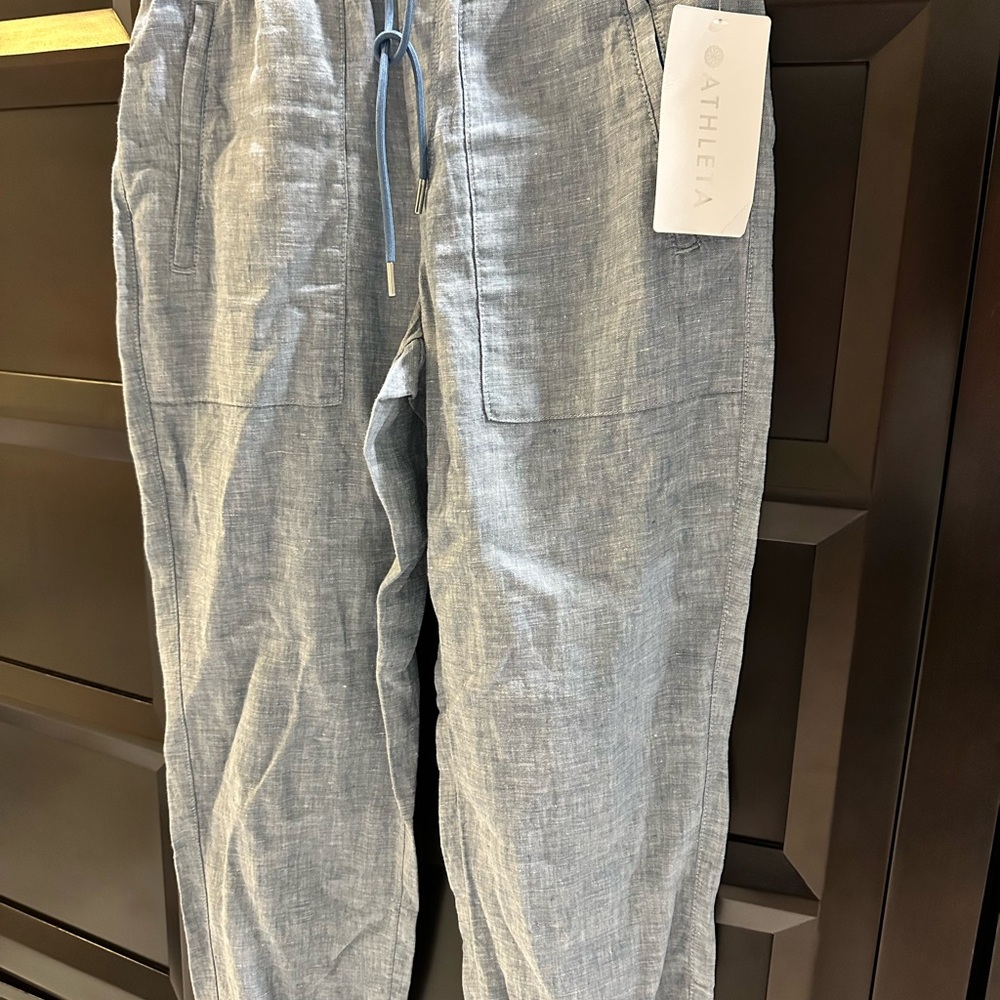 Athleta linen joggers